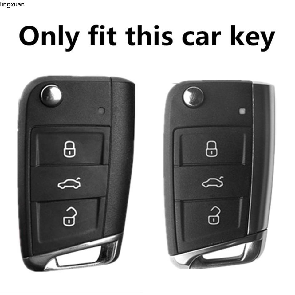 Car Key Case Cover For Volkswagen Vw Golf 7 Gti Mk7 R Touran Skoda Octavia 3 Superb Karoq Kodiaq Seat Leon Mk3 Ateca Accessories