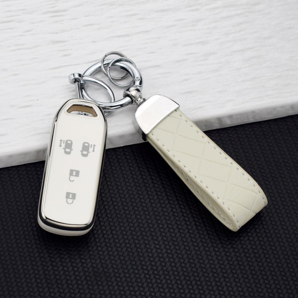TPU Car Key Case Cover for Honda N-BOX JF1 JF2 N-BOX Custom JF3 JF4 N-BOX+Plus N-One N Wagon Key Fob Protector Car Keychain Bag
