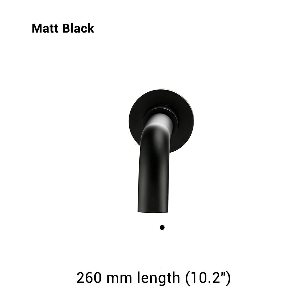 Bagnolux Black Brushed Polished Chrome Stainless Steel Rose Gold Brass Round Bathtub Spout Basin Bathroom Faucet
