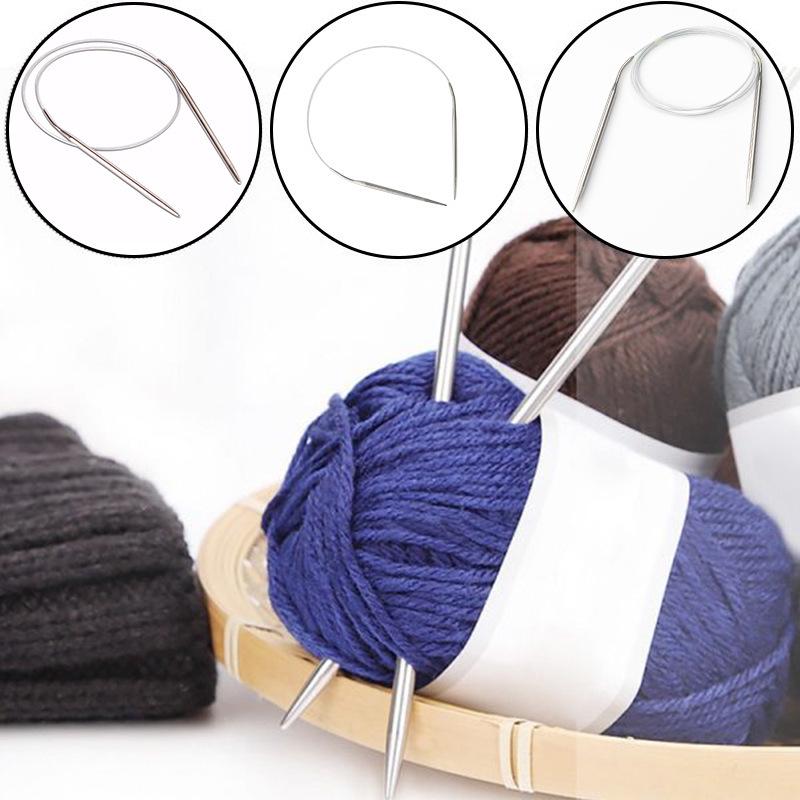 Full Set Stainless Steel Circular Knitting Needles for Sweaters