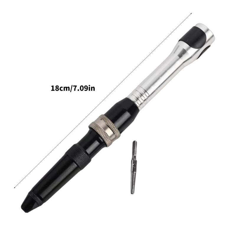 Powerful Stone Carving Tool Black Vibration Head Replacement Handle for Jade Polishing and Enhanced Craftsmanship