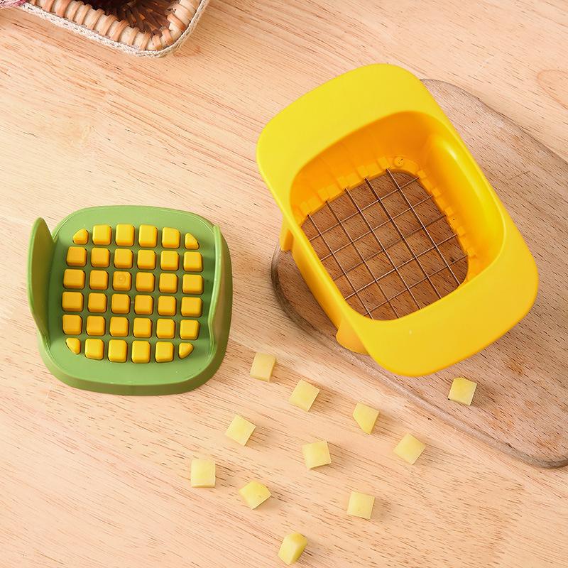 Potato Slicer, Household Kitchen Melon Fruit Vegetable Hand Press Cucumber Slicer Vegetable Shredder