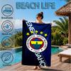 Fenerbah?E-Sport Club Emblem Strandtuch, Schnelltrocknend, Pflegeleicht, Geeignet für Fitness und Strandurlaub, Sport-Essential