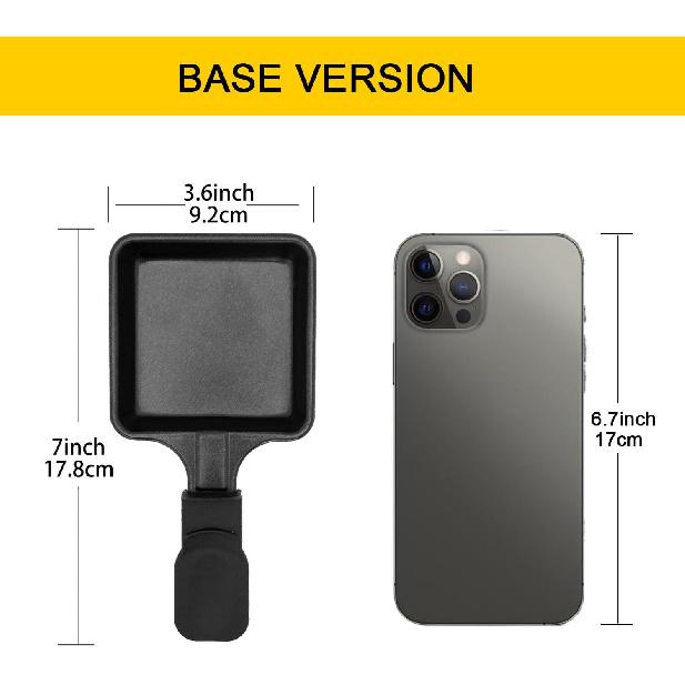 HONNE 8pcs /set Non-Stick Coating Mini Iron Raclette Grill Pan Cheese Pan Replacement/Additional Raclette Dishes Mini Grill Pan