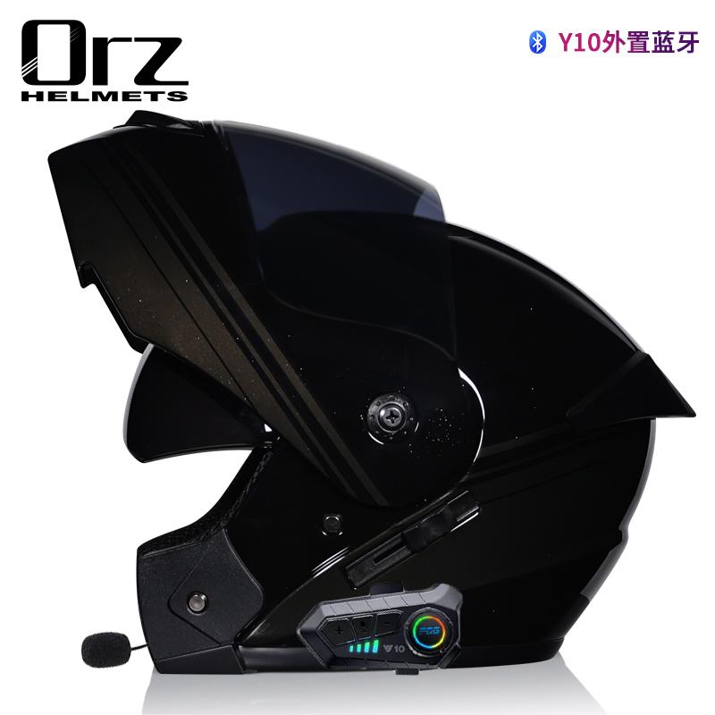 Motorcycle Bluetooth Helmet High Quality Flip Helmet Abs Full Face Motorcycle Helmet Racing Helmet Dot Approved