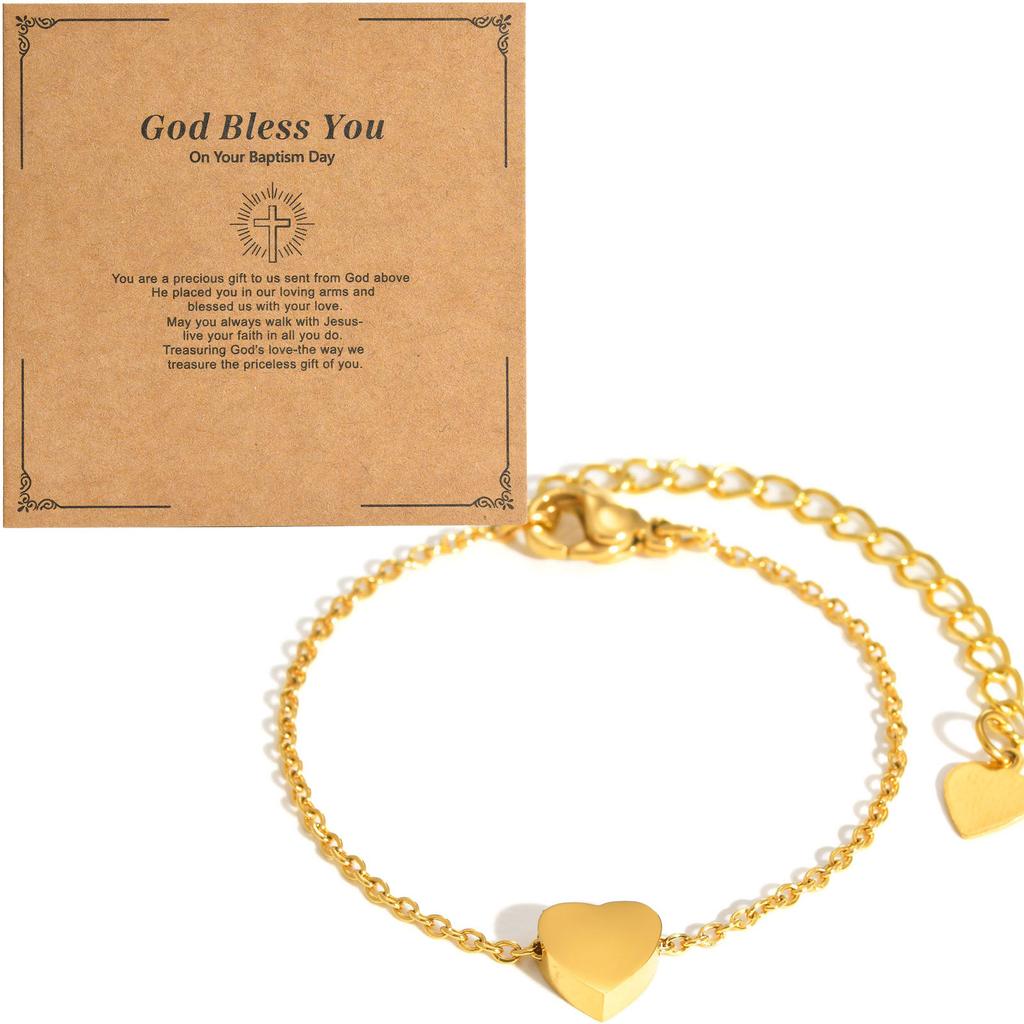 Vnox Simple Tiny Heart Charm Anklets for Girls Kid,Anti Allergy Stainless Steel Children Bracelets Ankle Chain Foot Jewelry Gift