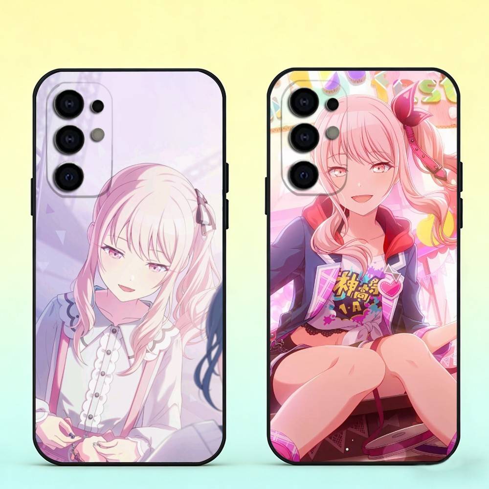 P-Project S-SEKAI Mizuki Akiyama Phone Case For Samsung S25,S24,S21,S22,S23,S30,Ultra,S20,Plus,Fe,Lite,Note,10,Black Cover
