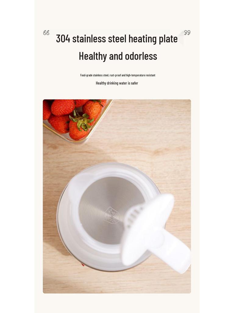 Compact Electric Folding Silicone Kettle with Auto Power-Off for Travel