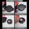 Car Ashtray with LED Light Portable Car Ash Holder Large Capacity Sealed Car Cigarette Ashtray Container Easy To Clean Universal