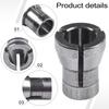 1pc 9.9mm X16.3mm  Collet Chuck Adapter Engraving  Trimming Machine Router Carpentry  Accessories Collet Chuck Adapter