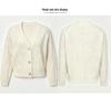 2025 Autumn/Winter European Coffee Cable Knit Cardigan, Women's Loose Short Sweater Coat, Casual Style.