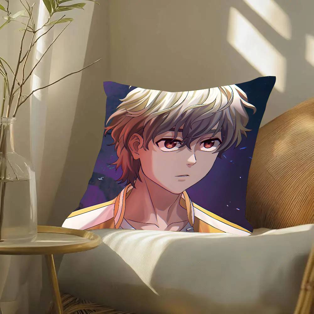 Choji Tomiyama Anime WIND BREAKER Pillow Case Fashion Square Pillowcase Bedroom Sofa Room Ins Decoration Leisure