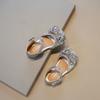 Spring/Summer New Korean Edition Girls' Half Sandals, Baby Girls' Bow Princess Shoes, Girls' Sparkling Dance Performance