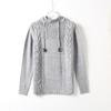 Men S Fitted Hooded Pullover Plus Size Knit Sweater