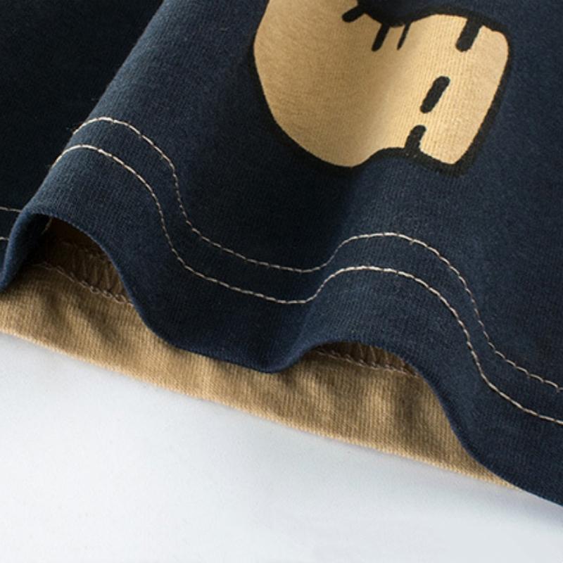 Letní kreslené sloní tričko pro chlapce a dívky, zvířecí trička s krátkým rukávem a kulatým výstřihem, dětské oblečení, bavlněná topy pro batolata