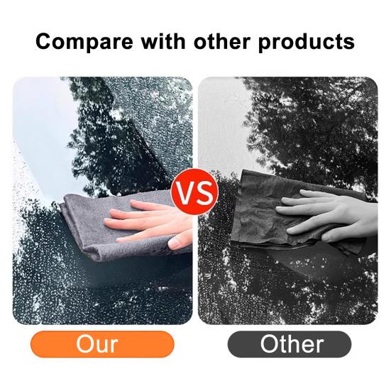 Yousheng 5Pcs Thickened Microfiber Cleaning Cloth Lint-Free Reusable Absorbent Rags Kitchen Window Streak-Free Miracle Towels