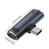 2-in-1 USB Type C To 3.5mm Headphone and Charger Adapter PD 100W Audio Aux Adapter USB C Splitter for Xiaomi Huawei iPhone 15 16