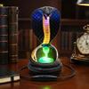 Einzigartige Geburtstagsgeschenke Schlangenförmige Schreibtischlampe, Harz LED Tischleuchte mit RGB-Farbe USB-betrieben Nachtlicht Wechselnd, Faux Kristallkugel für Schlafzimmer