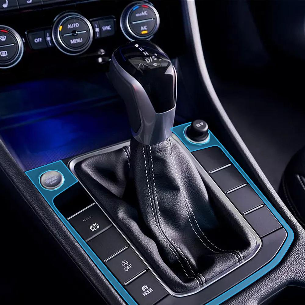 Pre Cut Tpu Interior Film for Volkswagen VW Jetta 2019-2023 Car Center Console Screen Dashboard Gear Panel Stickers PPF Cover