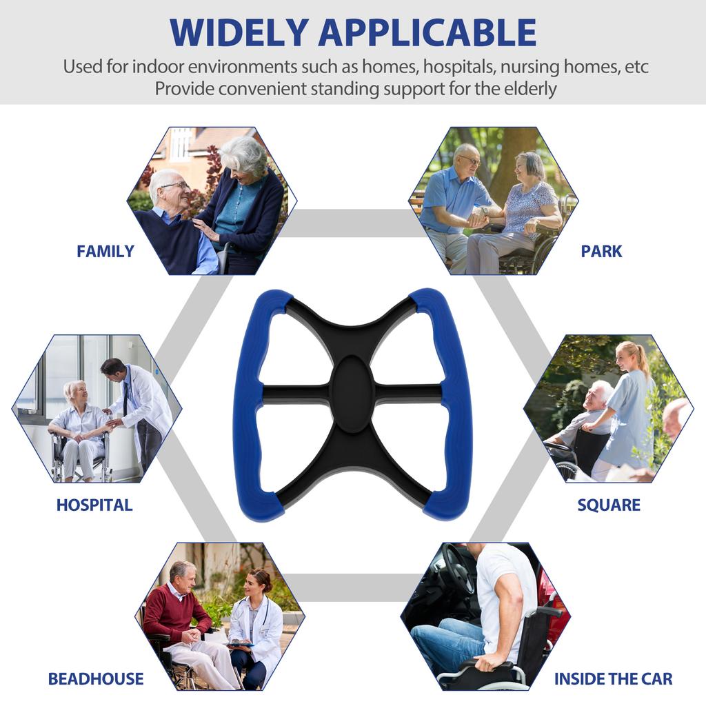 Assisted Lift Standing Portable Stand Assist Aid with Non Slip Handles Stable Lift Assist Devices Tool To Help Seniors Stand