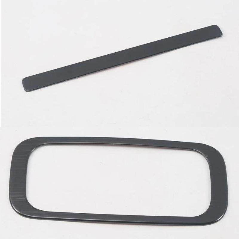 Car Stick Cover Interior Trim Stainless Steel Center Console Cup Gear Box Frame Part 1pcs For Volvo XC60 2018