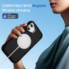 For iPhone 16 Case Compatible with MagSafe Lens Frame Kickstand TPU + PC Shockproof Phone Cover
