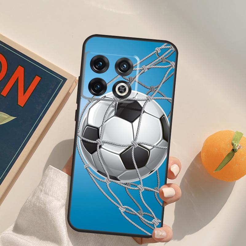 Football Soccer Ball Case For OnePlus 13T 10T 10R 12R 13R 15 13 12 11 10 9 Pro Nord CE 5 2 3 4 Lite N20 N30 Cover