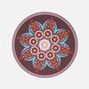 Round PVC Scandinavian Style Coasters Silicone Table Mats Non-slip Heat and Oil Resistant High Temperature Pot Mat Coaster