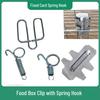 Spring Hook Feeder Fixing Clip for Rabbit, Chicken, and Pigeon Cages