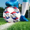 Logo de l'équipe nationale de football du Paraguay Ballon de Football Taille 5, Cousu à la Machine PVC, Durable & Très Rebondissant, Convient à Tous les Âges, Articles de Fan, Matches & Utilisation Extérieure.