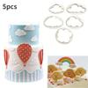 Cloud Shape Cookies Cutter Plastic Fondant Biscuit Cutting Model Cute Cartoon Chocolates Sugarcraft Stamp Decoration Tool