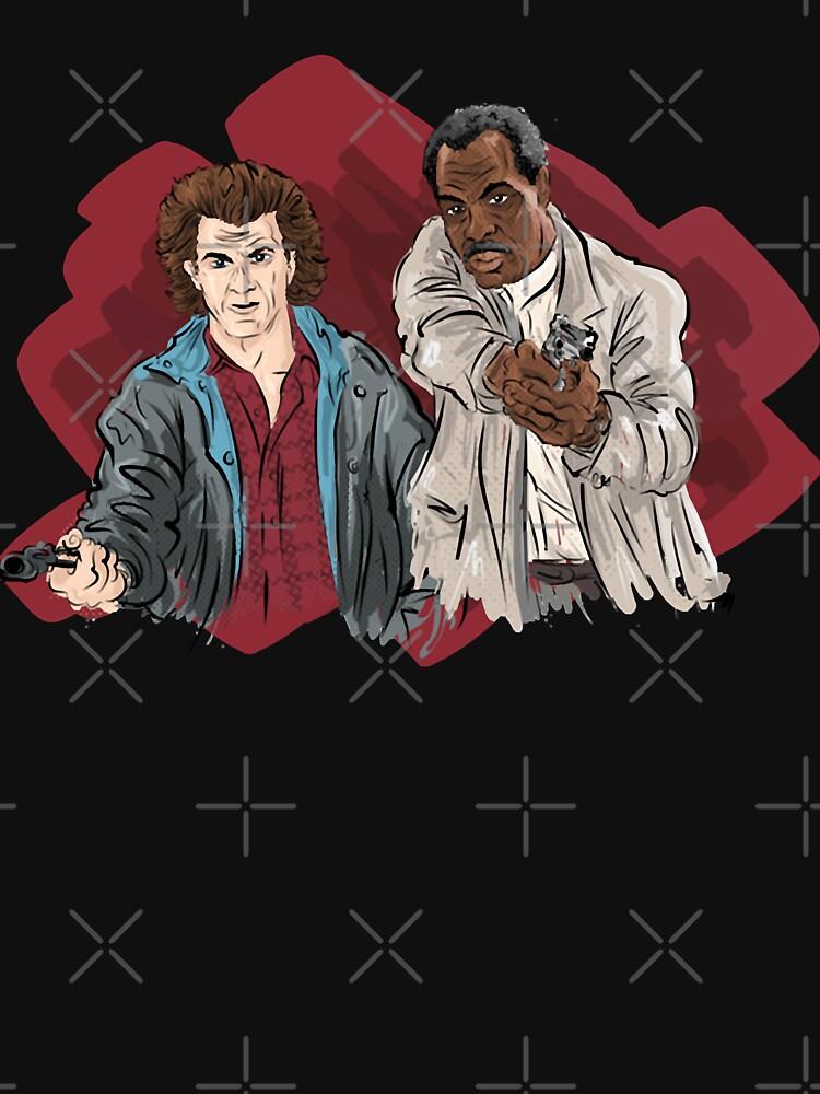 Lethal Weapon Action Movie American Police Motivational Favorite Graphic Character Poster Cop Action Series Film G Classic T-Shirt