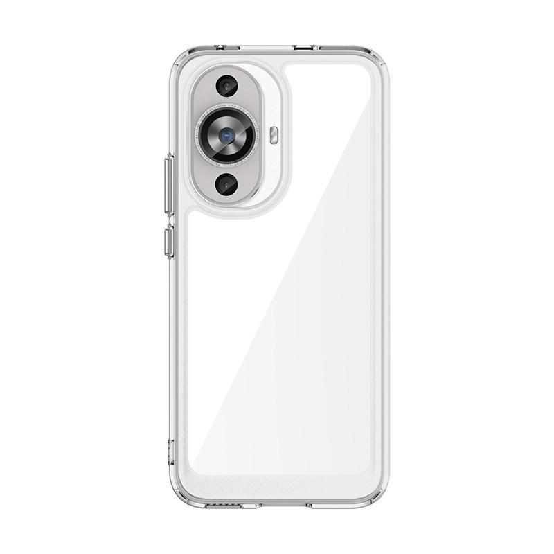 Transparente PMMA + TPU-Hülle für Huawei Nove 11 12 Lite S 12Lite 12S, farbenfrohe, weiche Schutzhülle auf der Rückseite, splitterfest, staubdichte Abdeckung