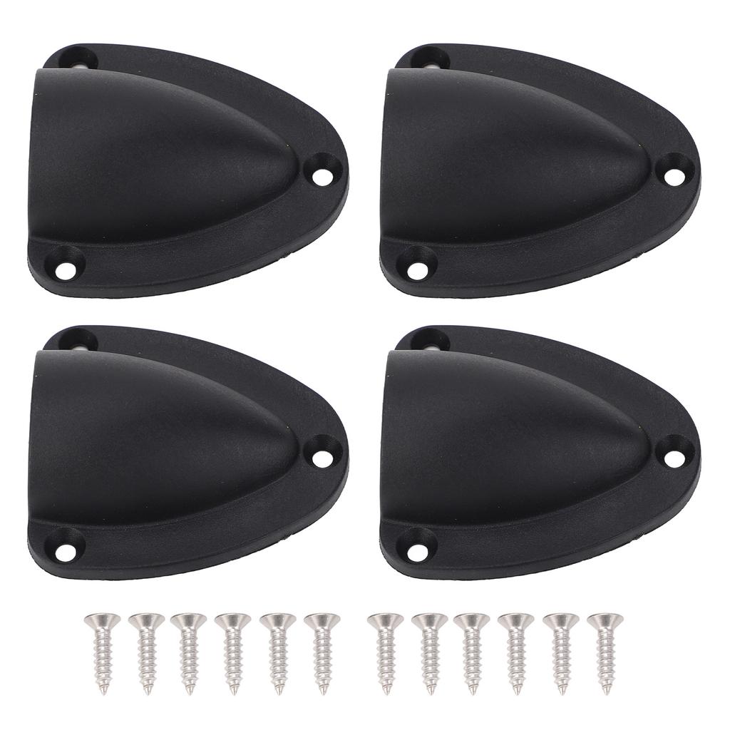 4 Buc. Guri de Aerisire Clamshell din Nailon pentru Marină Acoperire Gură de Aerisire pentru Cablu Electric Marin Instalare Ușoară Cablare Senzor Marin