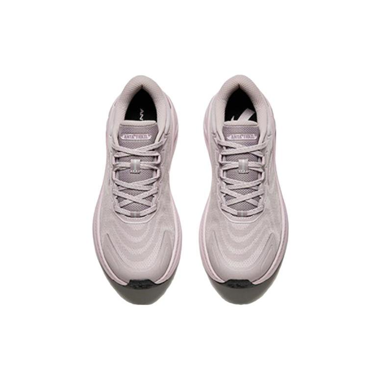 Anta Cushioning, Wear Resistant Low Top Running Shoes Women's Pink Gray 122415531-3