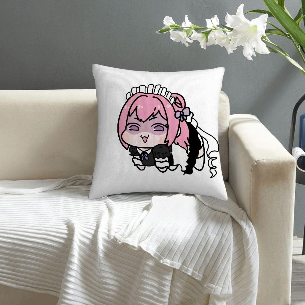 N-Nikke DORO Doll Anime Pillow Case Sofa Decorative Home Double-sided Print Plush Square Throw Pillow Covers Cushion Decor Cover