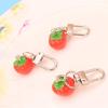 Eye catching Key Chain Charm Pendant Delicate Bag Charm Dainty Persimmon Decoration Keychain for Fashion Enthusiasts