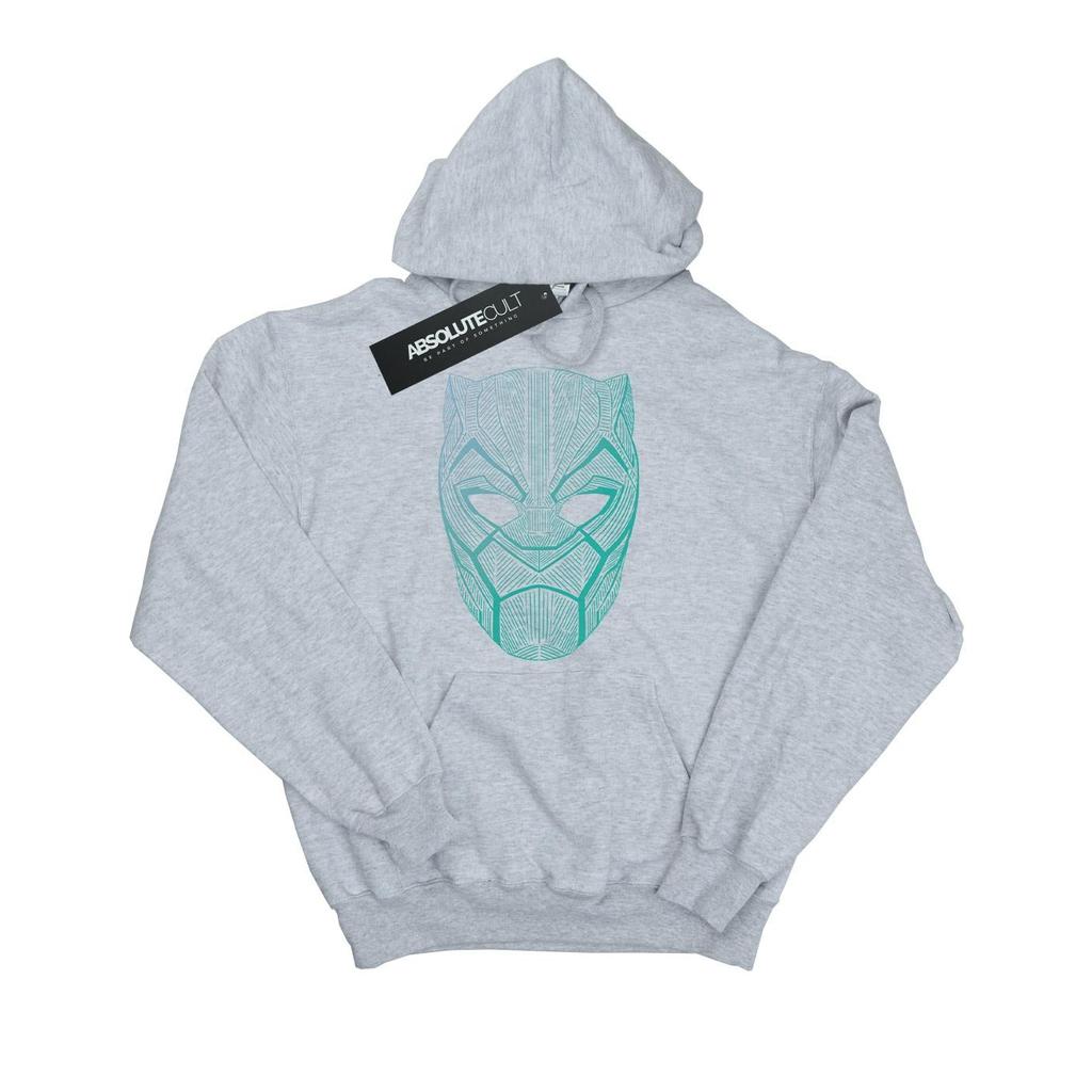 Marvel Mens Black Panther Tribal Mask Hoodie