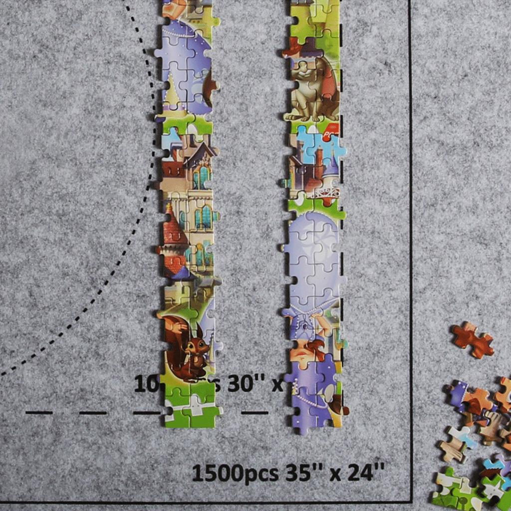 Large Puzzle Mat for Dedicated Jigsaw Enthusiasts Providing Convenient Storage and Travel Streamline Puzzle Experience