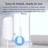 1 unidad compatible con Zigbees 3.0 Alarma Detector de Agua, Alarma de Inundación, Compatible con Puertas de Enlace Zigbees Herramientas de Alarma Detector de Agua