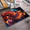 Cute Fox Cartoon Carpet! Bedroom Floor Mat, Living Room Bed Mat, Non-slip Exquisite Home Decor,Durable Machine Washable Rug,Gift
