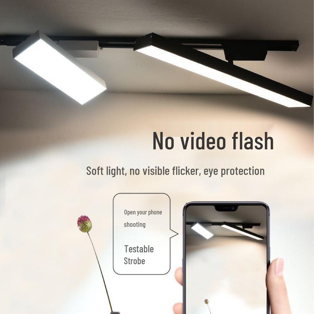 LED Track Spotlight for Live Streams, Clothing Stores & Supermarkets