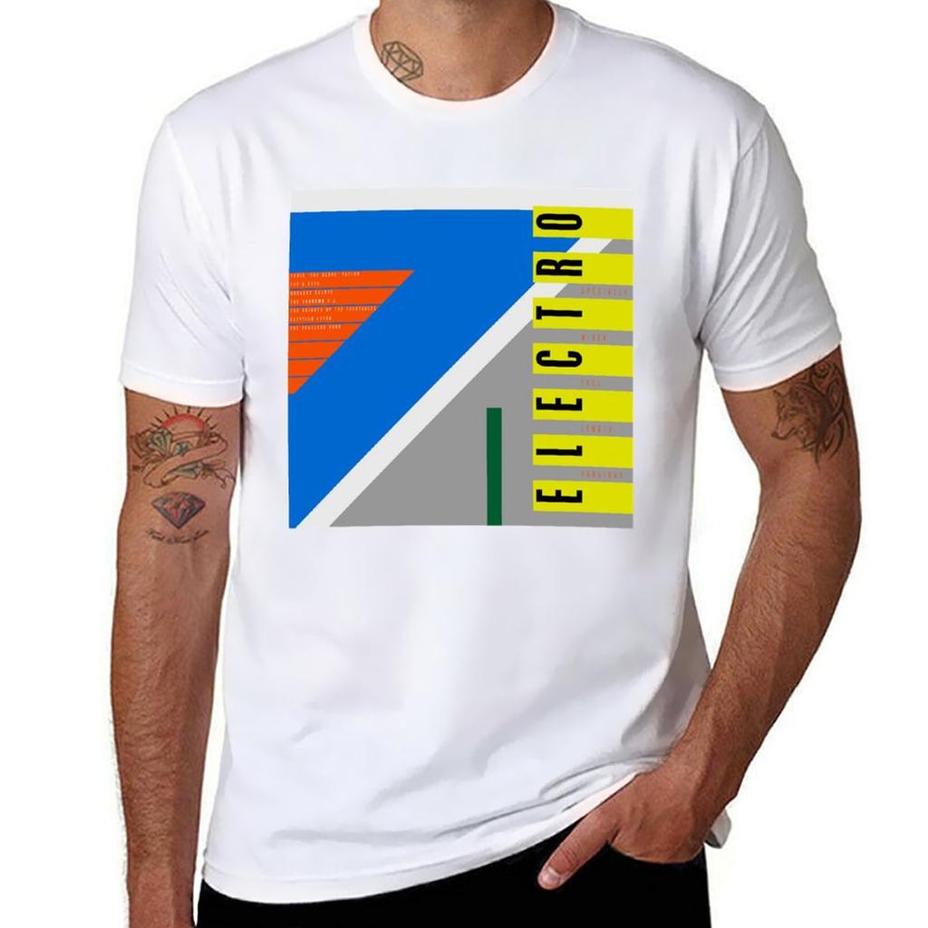 Electro T-Shirt T Shirts Designer Graphic T Shirts for Man Man T Shirt Heavy Cotton T-Shirt