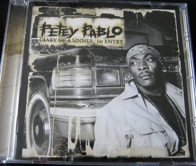 CD PETEY PABLO  Diary Of A Sinner 1st Entry ZJCI10052 Jive 2001 Japan ObiRap  HipHopRB Used