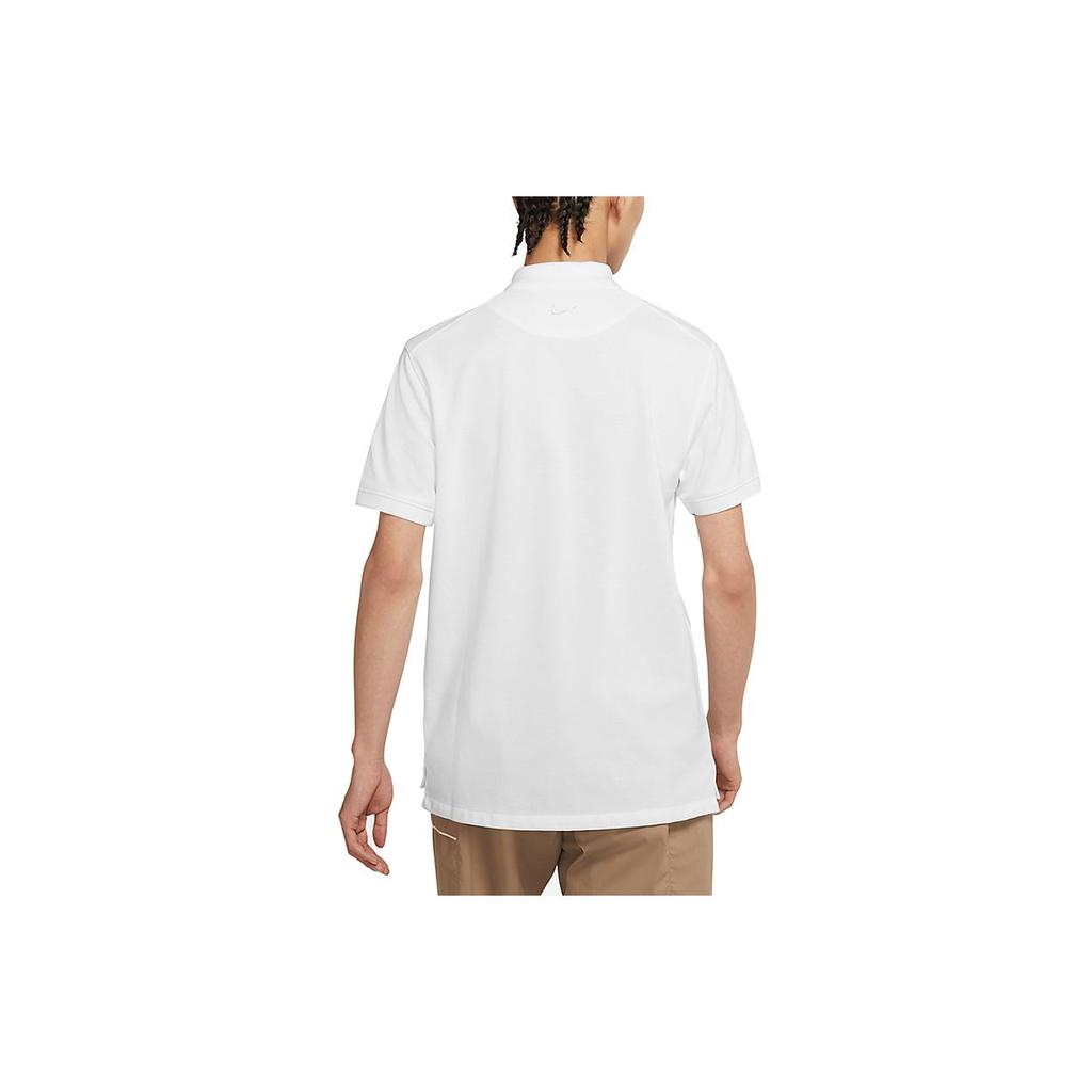 Nike Slim Fit Casual Sports Polo Shirt Men Tops White DB3296-100