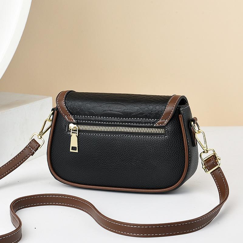 Popular bag 2025 new fashion high sense shoulder messenger bag versatile simple portable women's bag women