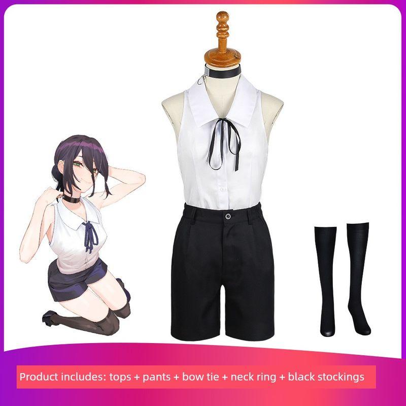 Chainsaw Man Cosplay Costume Reze Cosplay Costume Bomb Demon Cosplay Anime Full Set Women's Outfit