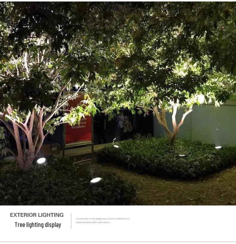 LED Waterproof Outdoor COB Spotlight for Trees and Gardens