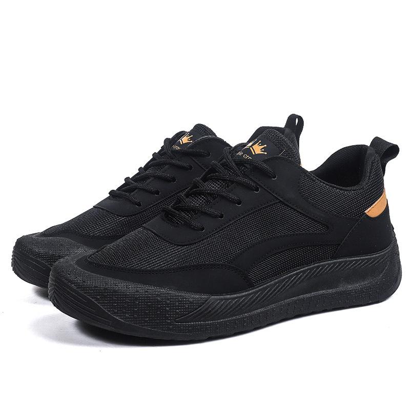 New Trendy Shoes Breathable Sports Shoes Men's Shoes Live Broadcast Lace-up Flat-heeled Casual Men's Shoes