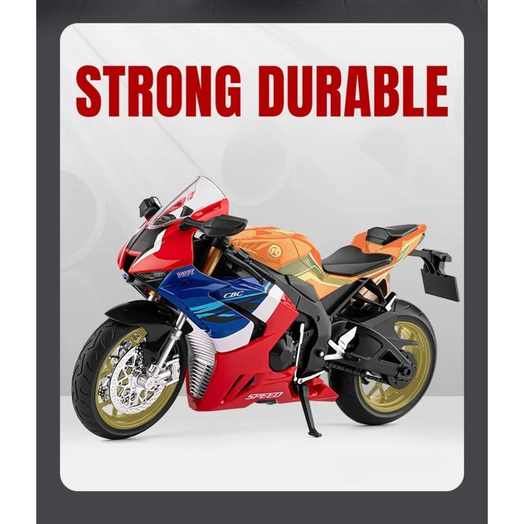 Diecast 1/9 Honda CBR1000RR-R Simulation Alloy Motorcycle Model Heavy Locomotive Children's Toys Gift Ornaments Collection